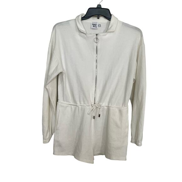 Princess Polly Gabriella Playsuit Women's 6 Romper White Zip Loungewear Comfy - Picture 3 of 8